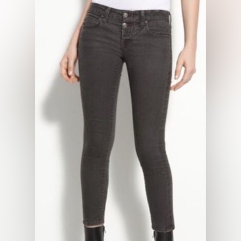 Vince Luce Crop Skinny Charcoal Size 28